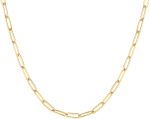 14K Gold Plated Curb Paperclip Box Sphere Bead Snake Herringbone and Figaro Chain Adjustable Necklace