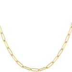 14K Gold Plated Curb Paperclip Box Sphere Bead Snake Herringbone and Figaro Chain Adjustable Necklace