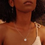 Pendant Necklace Gold Choker Layered Coin Open  Full New Crescent Moon 14K Gold Plated Dainty Simple Moon Phase Jewelry for Women Gift - Image 2